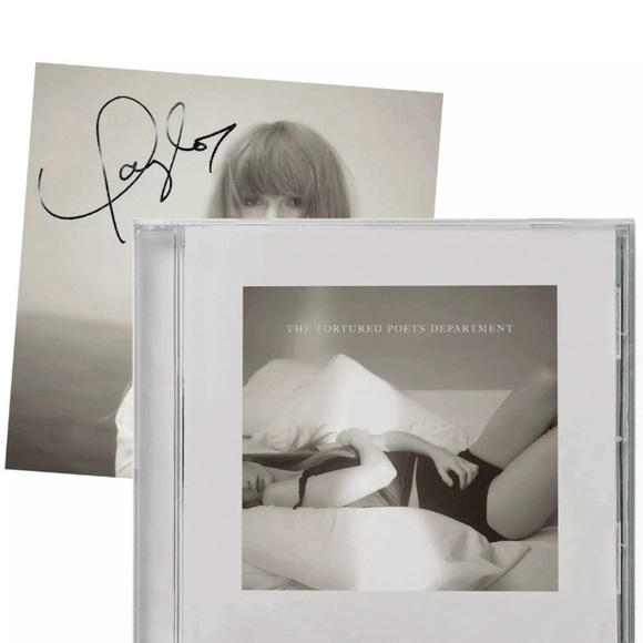 Handsigned Taylor Swift TTPD tortured poets department authentic CD disc - Picture 6 of 6